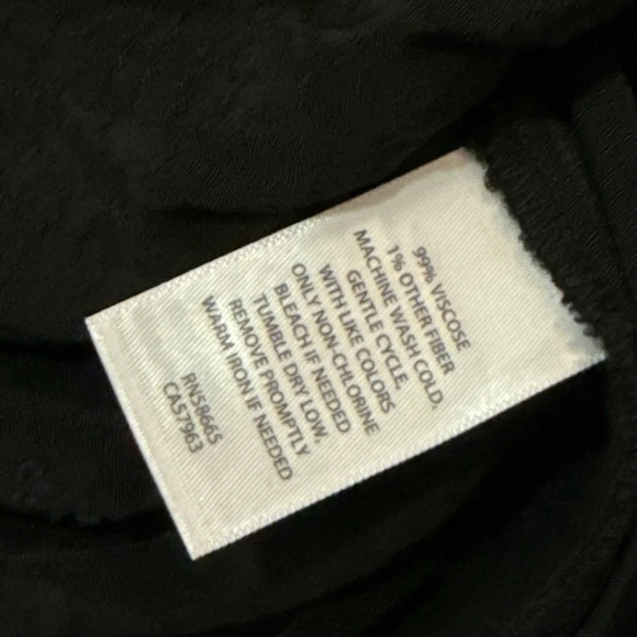 Treasure & Bond Black 3/4 Sleeve Blouse - Picture 10 of 10